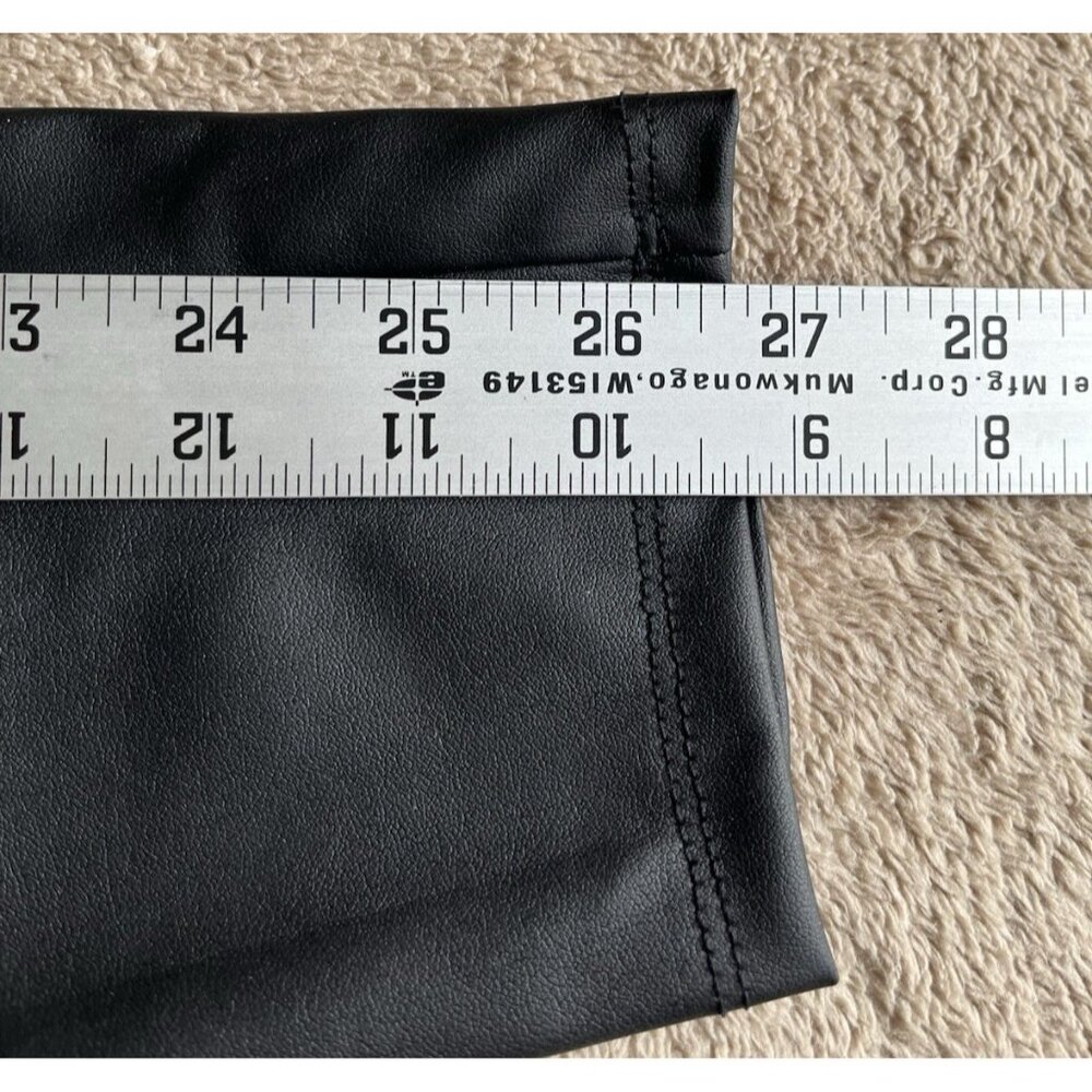 Torrid Faux Leather Moto Leggings NWT 2X 18 20 Black High Rise - Picture 6 of 12